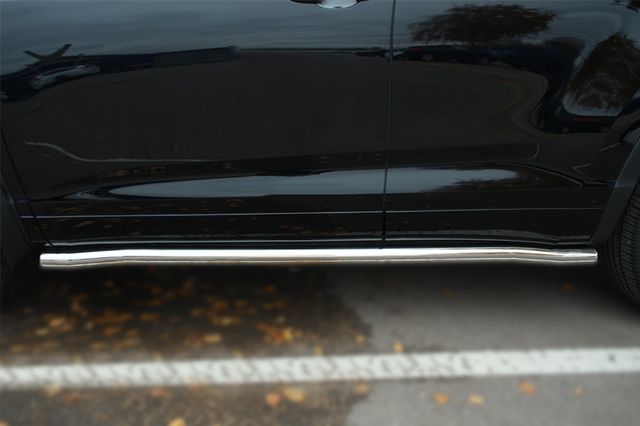 Защита порогов RusStal труба d63 (вариант 3) для Toyota Highlander III 2014-2026. Артикул THRT-001922