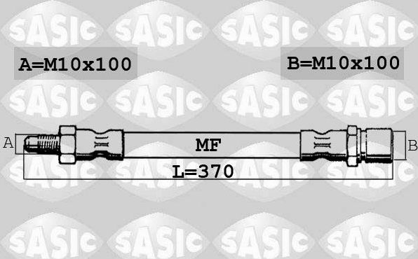 Тормозной шланг Sasic передний для Ford Focus I 1998-2005. Артикул 6606182
