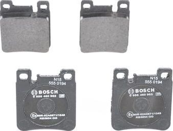Тормозные колодки Bosch. Артикул 0 986 460 965