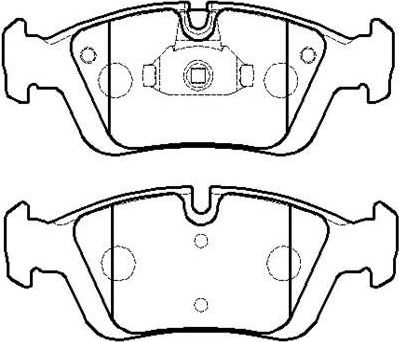 Тормозные колодки HSB. Артикул HP5031