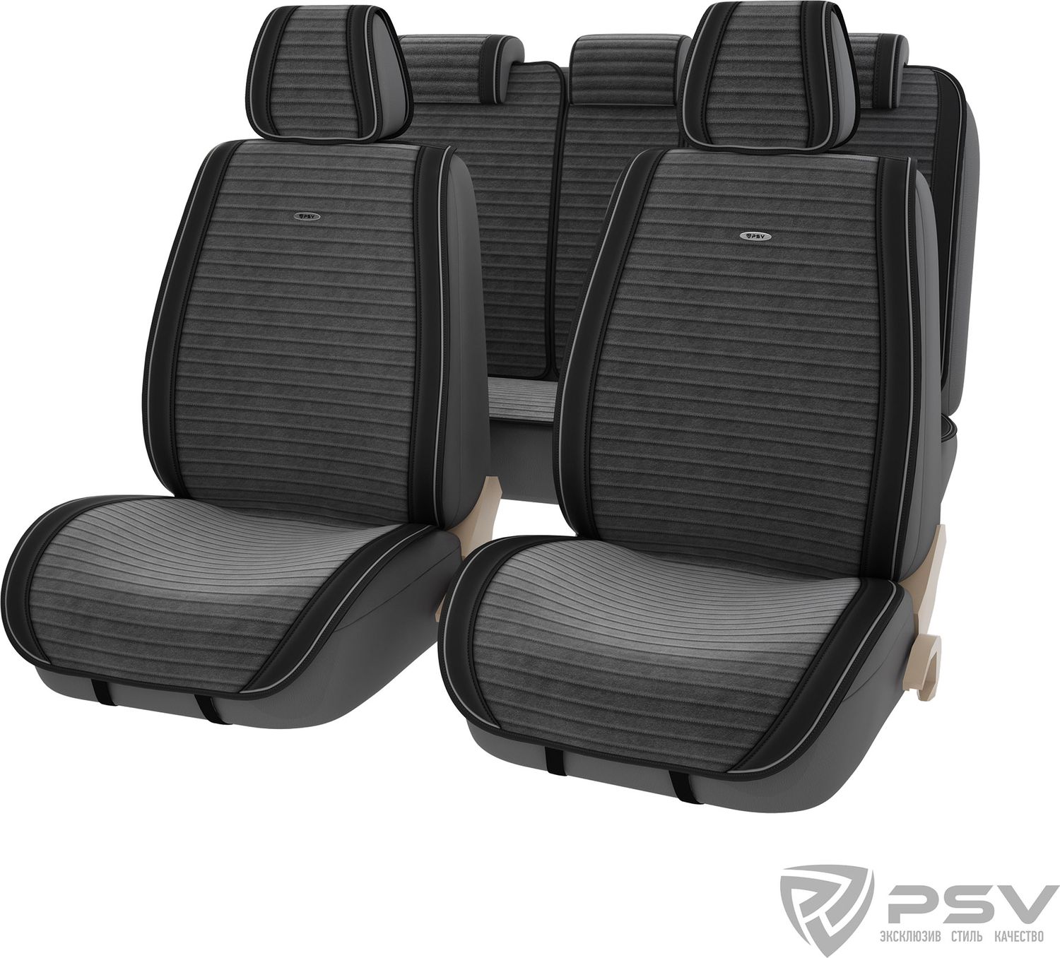 Накидки PSV Bliss (Черно-Серый), компл.. Артикул 132444
