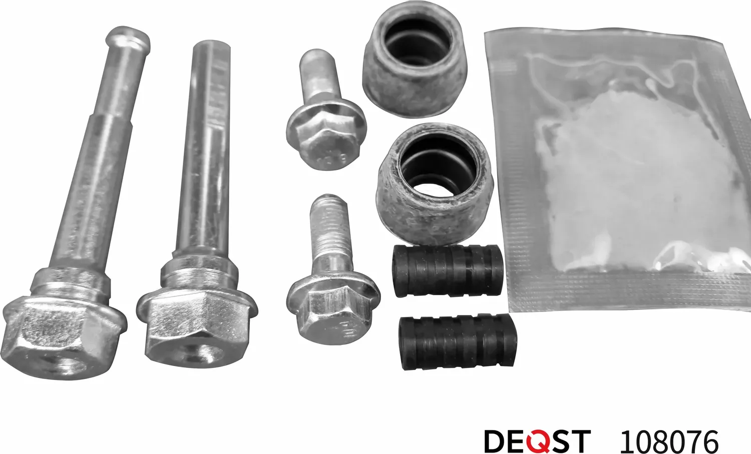 Комплект направляющих тормозного суппорта переднего (направляющая O 10mm). MAZDA (Deqst). Артикул 108076