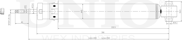 Амортизатор подвески (Unio). Артикул SAB-10758