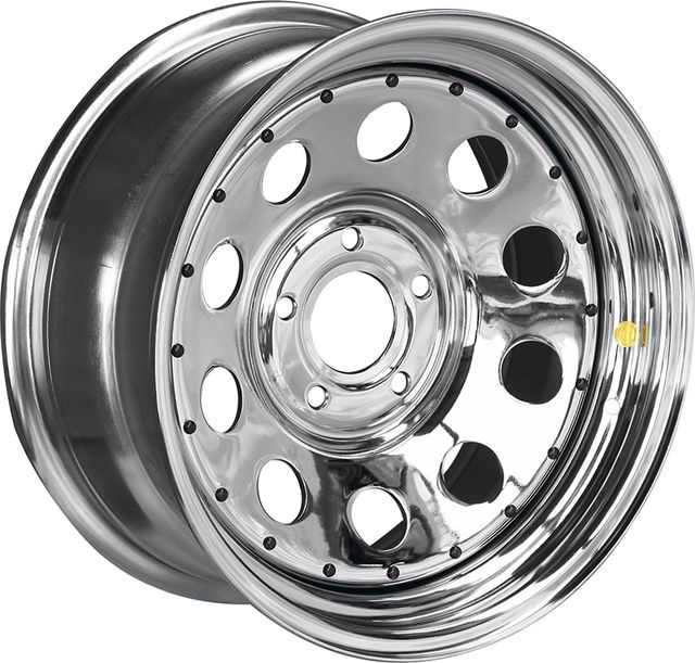 Колёсный диск OFF-ROAD Wheels усиленный стальной хромированный 5х127 5х8R17 d75 ET-0 для Jeep Wrangler JK 2007-2013. Артикул 1780-52775CH-0
