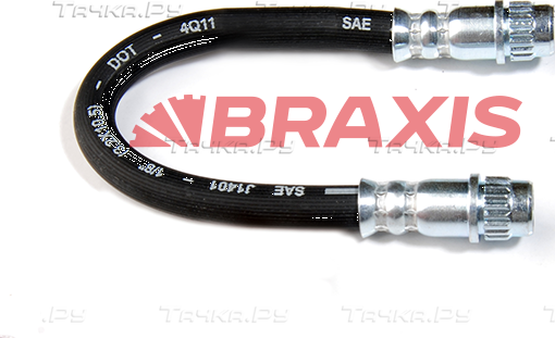 Тормозной шланг Braxis задний внутренний для Renault Grand Scenic II 2005-2009. Артикул AH0059
