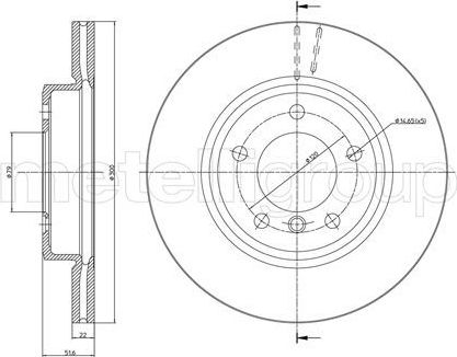 Тормозной диск Trusting. Артикул DF549