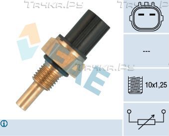 Датчик температуры охлаждающей жидкости FAE для Honda FR-V 2004-2009. Артикул 33455