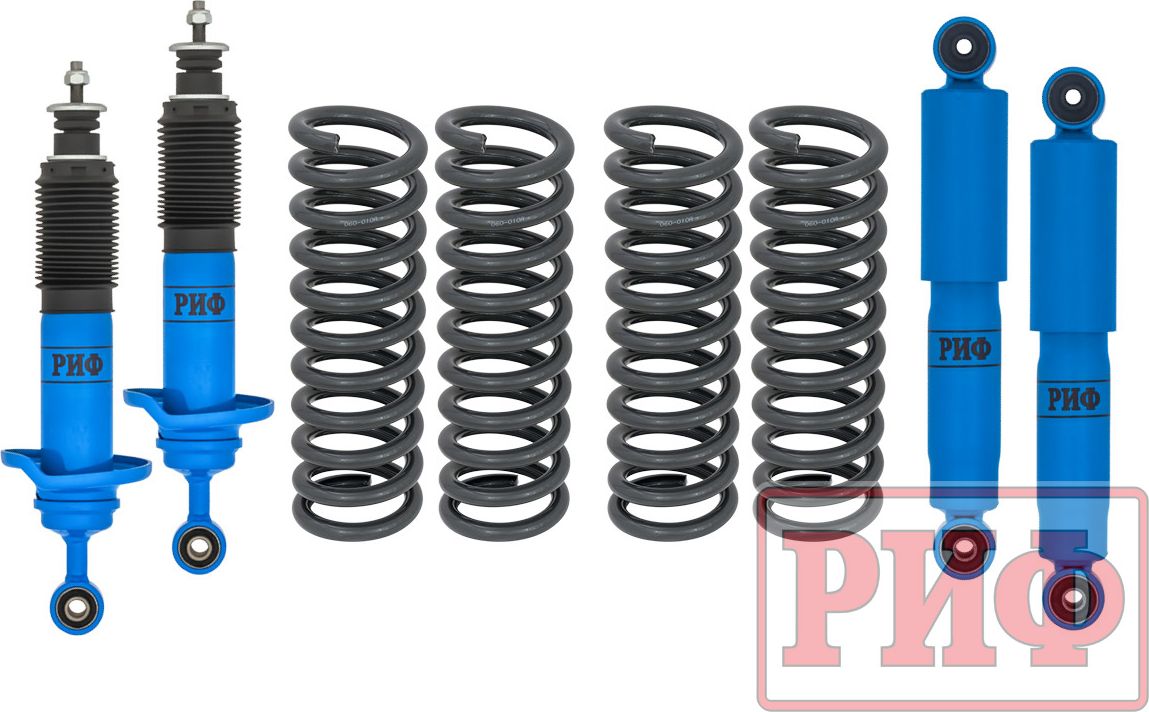 Лифт-комплект РИФ арктический мягкий для Nissan Pathfinder R51 2004-2014, лифт 20 мм. Артикул RIF-R51-A-Arc