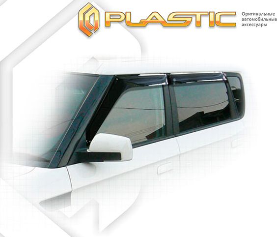 Дефлекторы СА Пластик для окон (Classic полупрозрачный) Kia Soul 2008-2011. Артикул 2010030305516