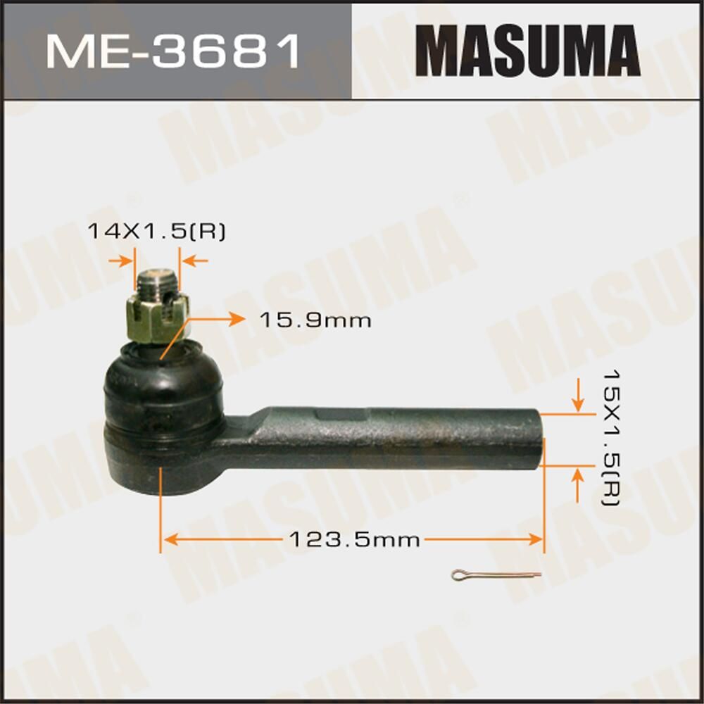 Наконечник рулевой тяги Masuma. Артикул ME-3681