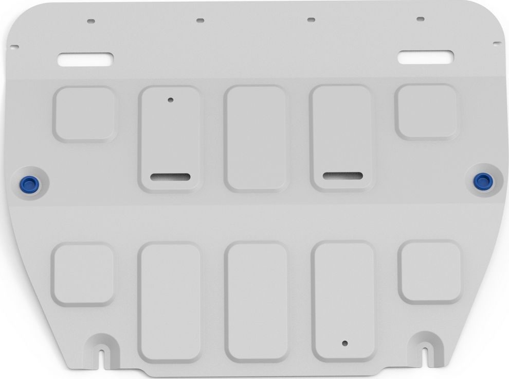 Защита алюминиевая Rival для картера и КПП Mitsubishi Outlander IV поколение FWD АКПП 2023-н.в.. Артикул 333.4060.1