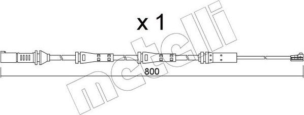 Датчик износа тормозных колодок  Metelli. Артикул SU.379