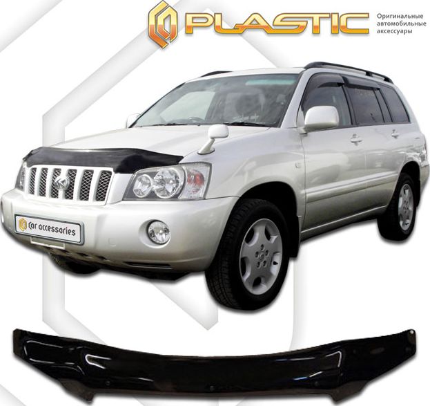 Дефлектор СА Пластик для капота (Classic черный) для Toyota Highlander U20-U28 1998-2003. Артикул 2010010104290