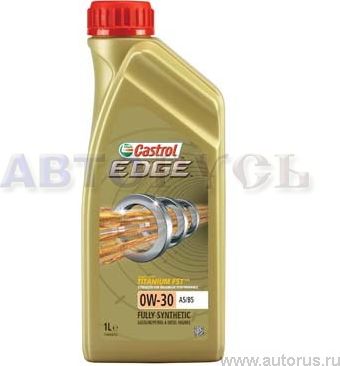 Castrol EDGE 0w30 A5/B5 Titanium 1л Volvo, Land Rover масло моторное синтетическ. Артикул 156E3E