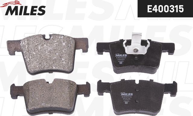 Тормозные колодки Miles (Low-Metallic). Артикул E400315