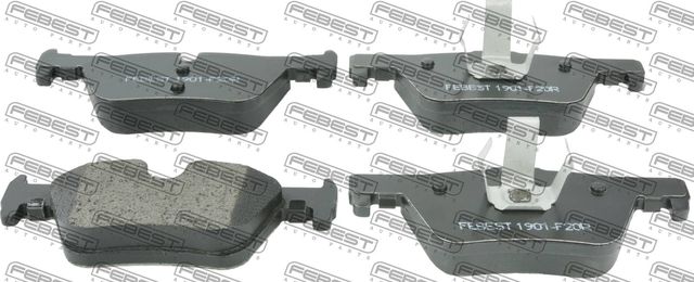 Тормозные колодки Febest задние для BMW 1 II (F20/F21) 2011-2019. Артикул 1901-F20R