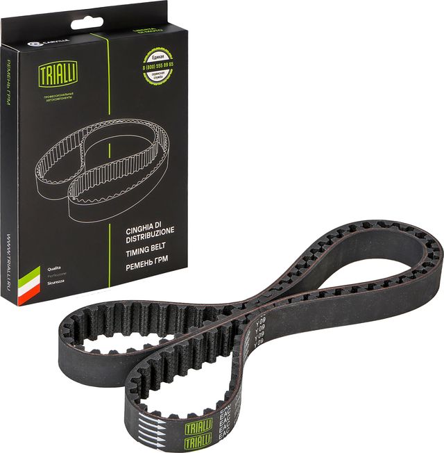 Ремень ГРМ Trialli для ВАЗ Samara (2108, 2109, 2113, 2114) 1986-2013. Артикул GB 8808