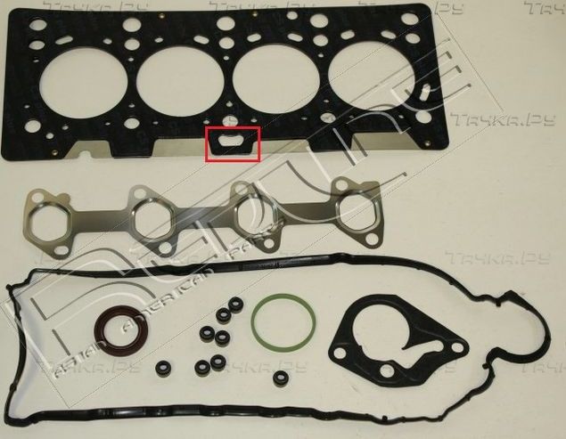 Комплект прокладок ГБЦ RED Line для Nissan Kubistar X76 2003-2026. Артикул 32NI040