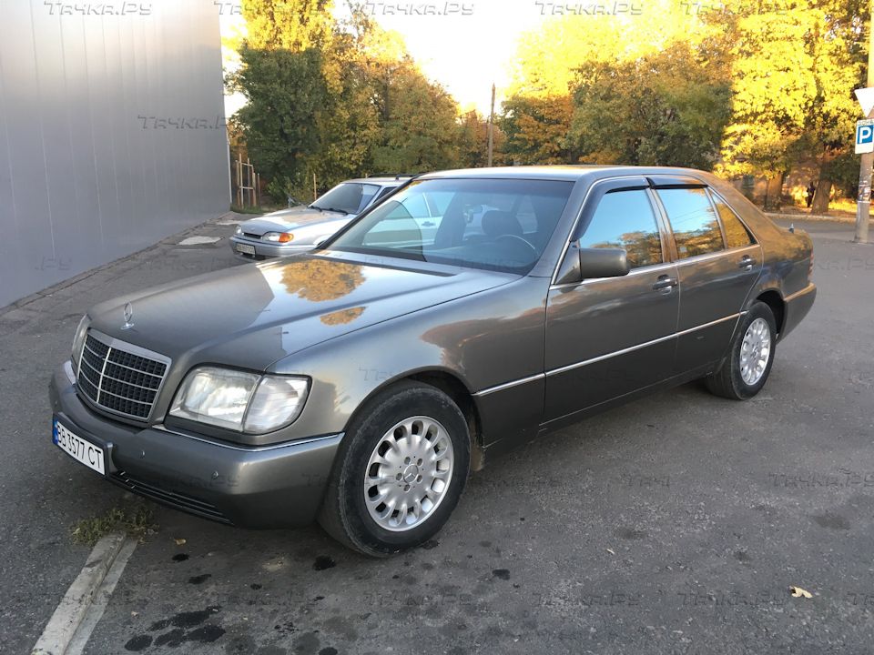 Дефлекторы Cobra Tuning для окон Mercedes-Benz S-Класс W140 седан 1991-1998. Артикул M31890