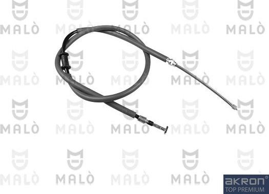 Трос ручника (тросик ручного тормоза) Malò задний левый для Fiat Palio I 1996-2012. Артикул 21423