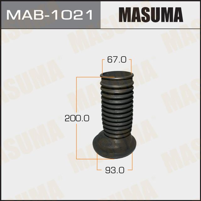 Комплект отбойников и пыльников амортизаторов (стоек) Masuma передний для Toyota Avensis II 2003-2008. Артикул MAB-1021