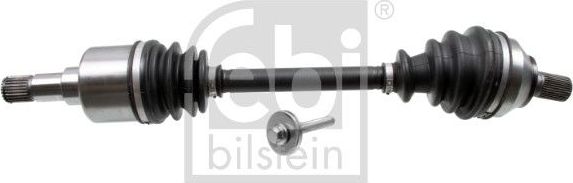 Полуось (привод в сборе, приводной вал) Febi Bilstein. Артикул 180786