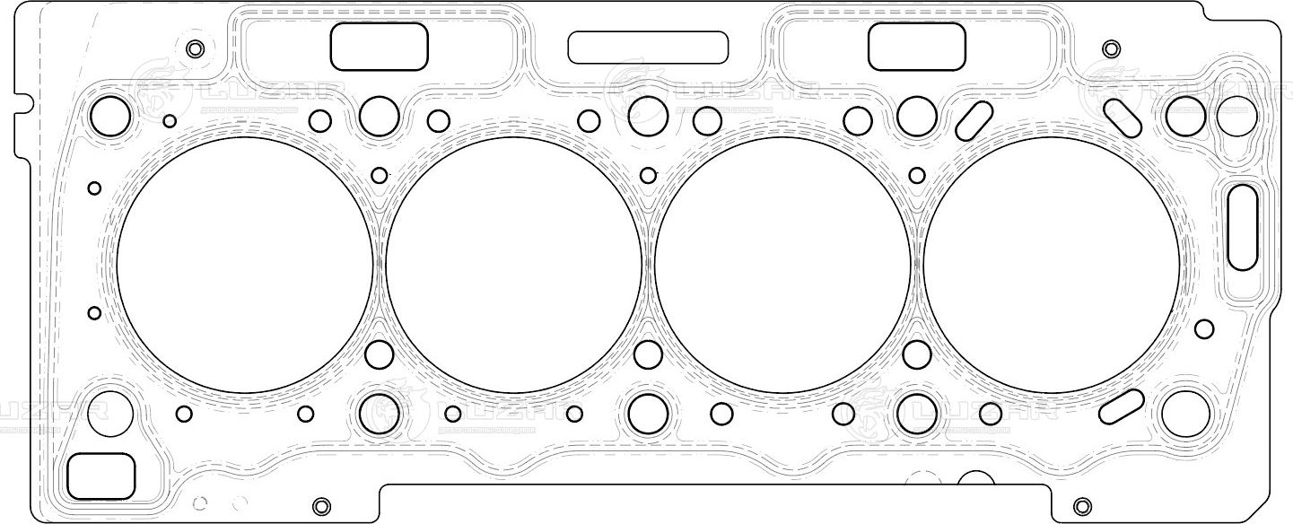 Прокладка ГБЦ Luzar. Артикул LES 12005