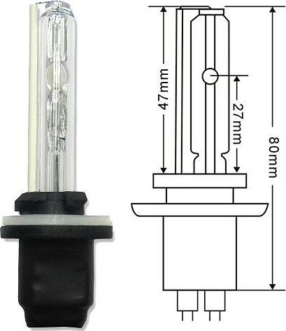 Ксеноновая лампа H27 5000K (отгрузка ПАРАМИ) (Ledo). Артикул 00275lxh