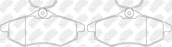 Тормозные колодки NiBK. Артикул PN0207