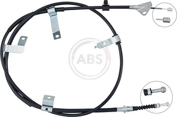 Трос ручника (тросик ручного тормоза) ABS задний правый для Toyota Prius III (XW30) 2008-2011. Артикул K17818