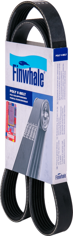 Приводной ремень поликлиновой Finwhale для Ford Fiesta V 2005-2008. Артикул BP6PK2228