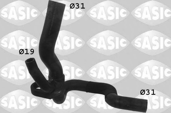 Патрубок системы охлаждения (радиатора) Sasic. Артикул 3404005