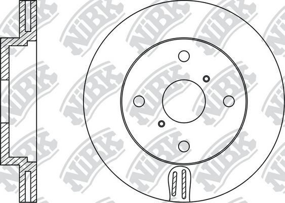 Тормозной диск NiBK. Артикул RN1436