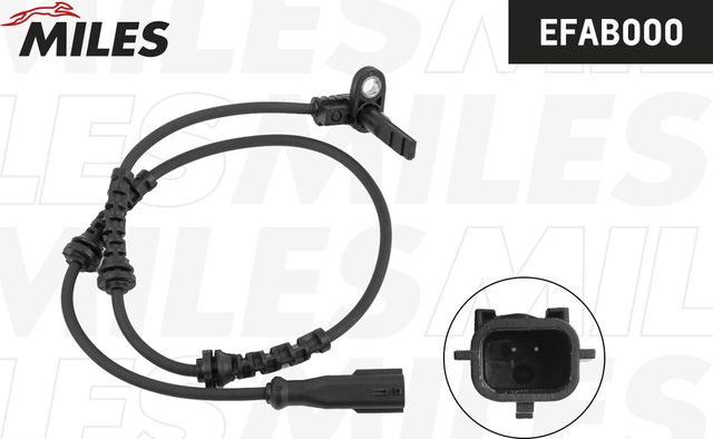 Датчик ABS RENAULT DUSTER/FLUENCE/MEGANE III передний EFAB000 (Miles). Артикул EFAB000