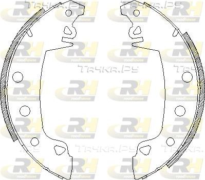 Тормозные колодки RoadHouse задние для Aro 10 1980-1999. Артикул 4017.02