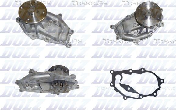 Помпа (водяной насос) Dolz для Nissan Cabstar F24M, F24W 2006-2013. Артикул R240