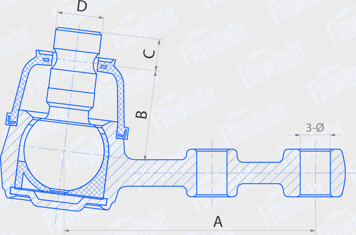 Шаровая опора Finwhale. Артикул BJ513
