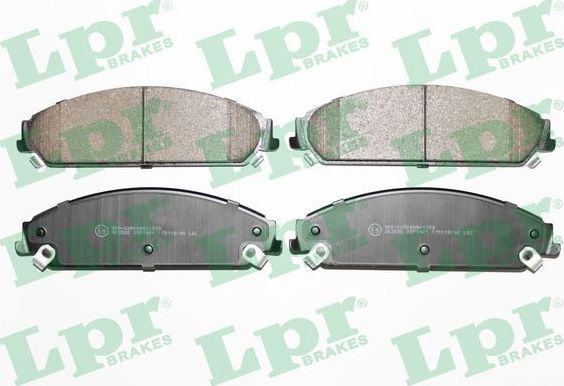 Тормозные колодки LPR. Артикул 05P1401