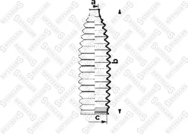 Пыльник рулевой рейки Stellox. Артикул 14-98031-SX
