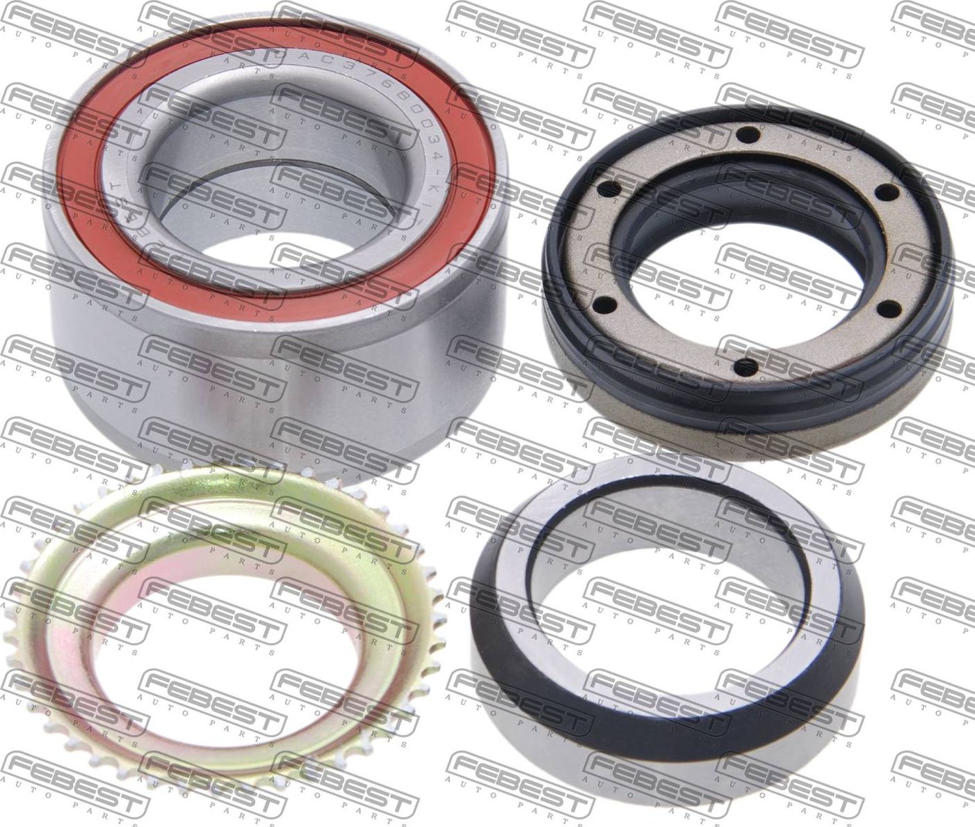 Ступичный подшипник (комплект) Febest. Артикул DAC37680034-KIT