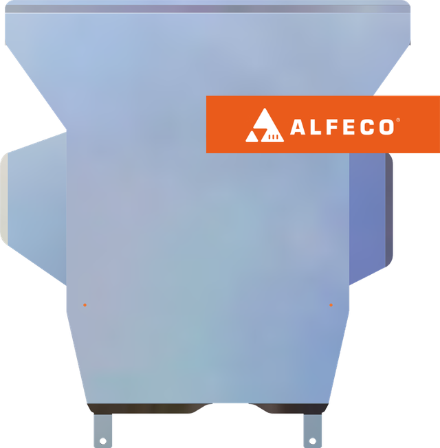 Защита алюминиевая Alfeco для картера и КПП Honda Partner 1996-2005. Артикул ALF.09.11al