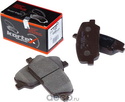 Колодки торм. передние к-т (торм. сист. R16)(пр-во КОРЕЯ) (Kortex). Артикул KT1403S