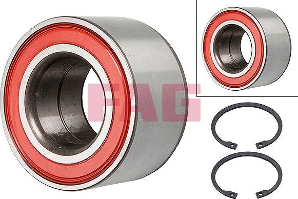 Ступичный подшипник (комплект) Fag передний для Volvo 480 1986-1990. Артикул 713 6601 90