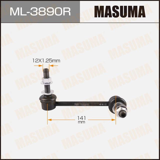 Стойка (тяга) стабилизатора Masuma передняя правая для Toyota Hilux VII 2005-2015. Артикул ML-3890R