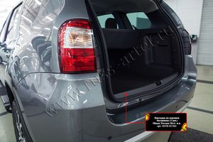 Накладка Русская Артель на порожек багажника для Renault Duster I 2010-2020. Артикул NRD-008502
