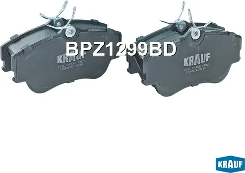 Колодки тормозные дисковые (Krauf). Артикул BPZ1299BD