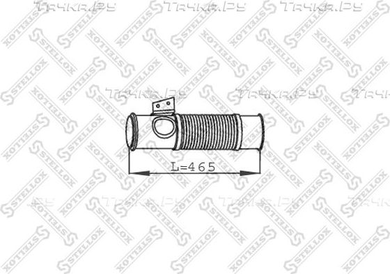 Гофра глушителя Stellox для Scania P 2007-2015. Артикул 82-01655-SX