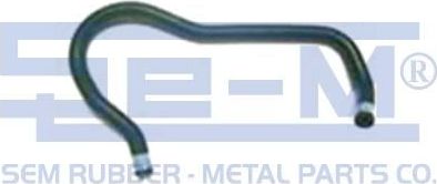 Патрубок радиатора (системы охлаждения) Sem Lastik. Артикул 11105