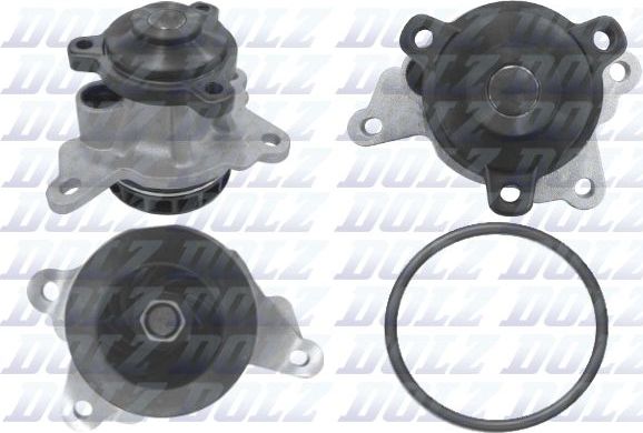 Помпа (водяной насос) Dolz для Renault Koleos II 2019-2026. Артикул R243