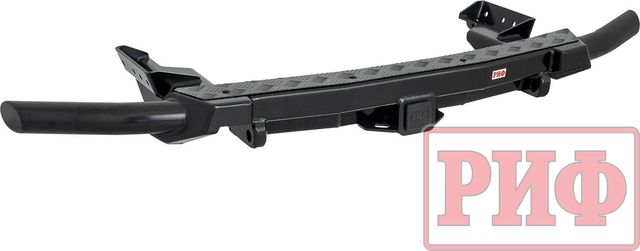 Бампер силовой РИФ задний с квадратом под фаркоп для Renault Duster II 2021-2026. Артикул RIF022-20070